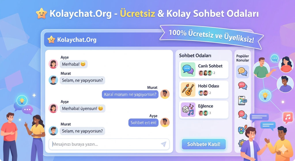 Sohbet Chat Odaları Ücretsiz